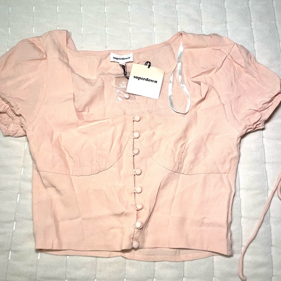 Superdown Rosa Button Up Top - Picture 4 of 4